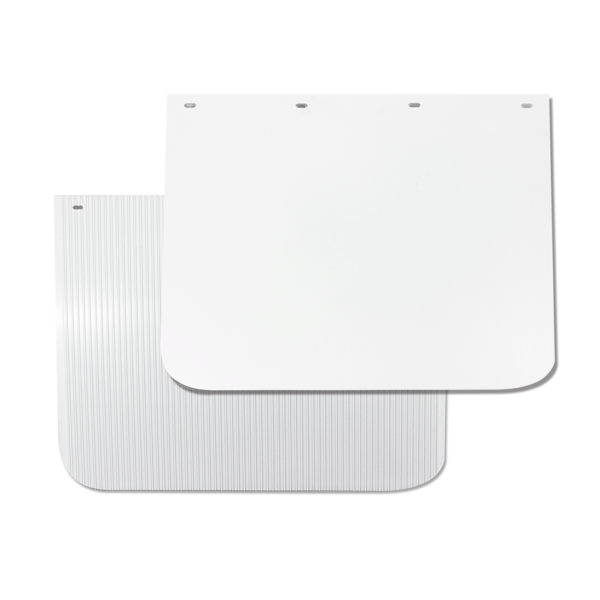 RDP Mudflap Anti Spray Plain White    RDMF2418