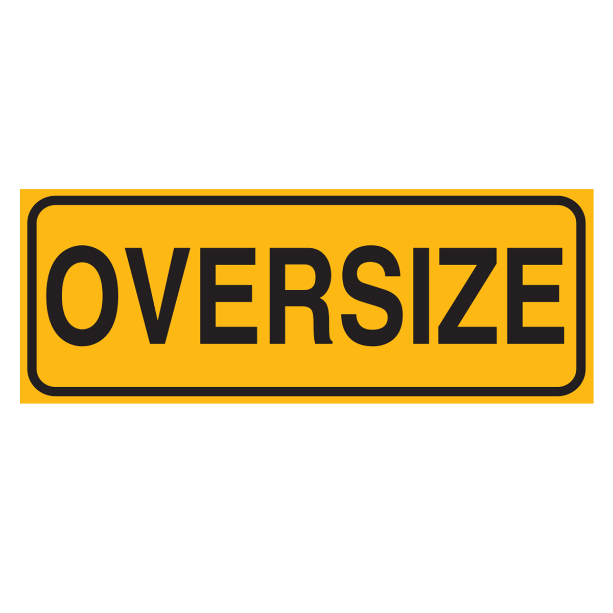 Sign - Oversized Aluminium 1200x 450 CIXT007/A